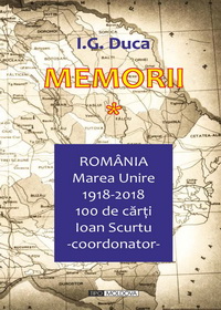 coperta carte memorii, vol. i de i. g. duca